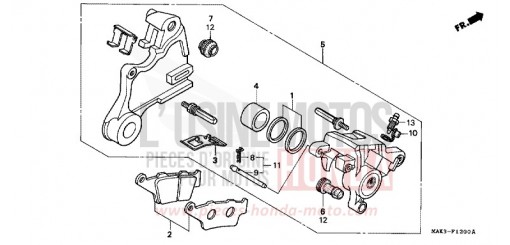ETRIER DE FREIN ARRIERE FX650Y de 2000